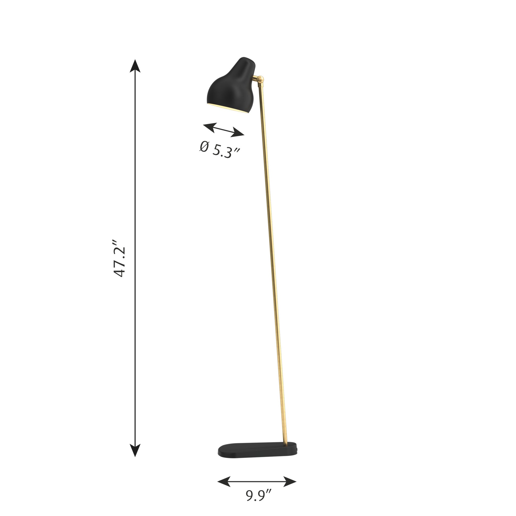 VL 38 Gulvlampe
