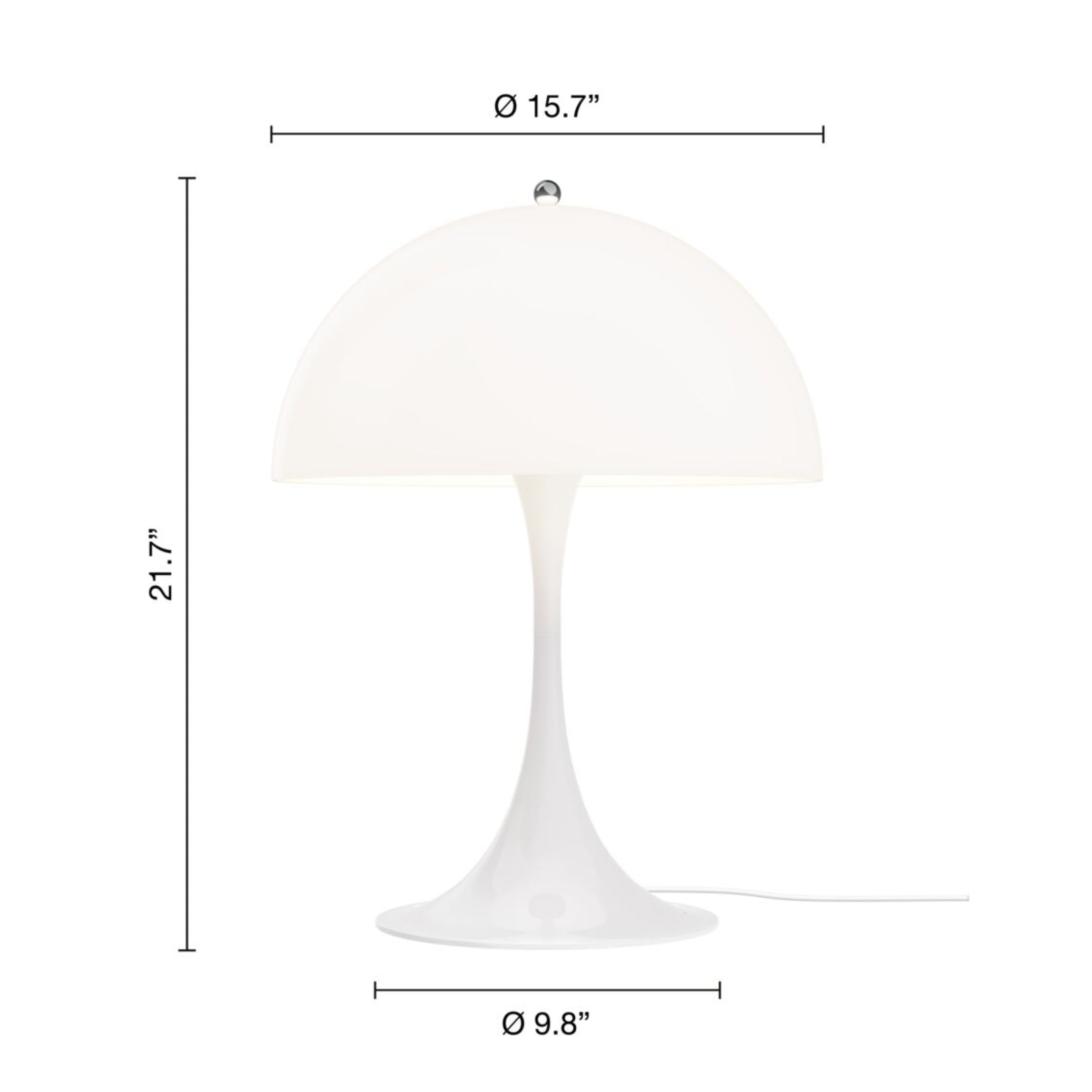 Panthella 400 Bordlampe